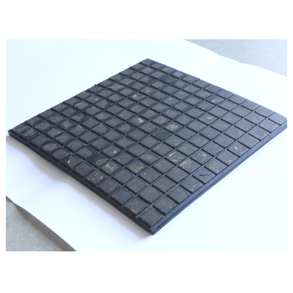 Ceramic rubber composite plate